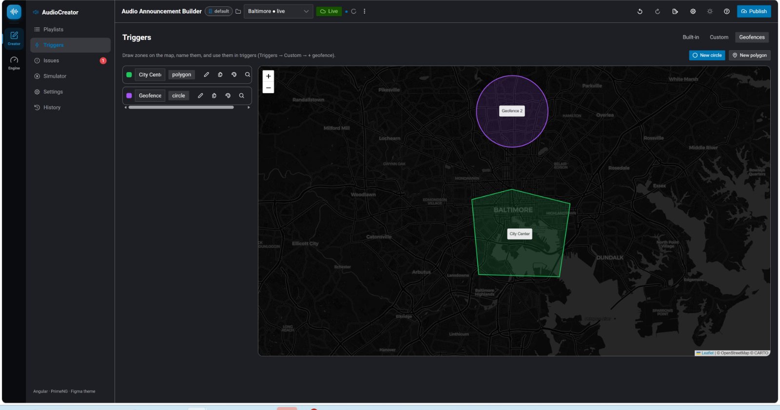 Geofences